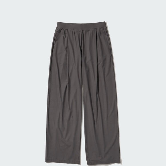 UNIQLO Ultra Stretch AlRism Straight Wide Pants - Picture 3 of 6